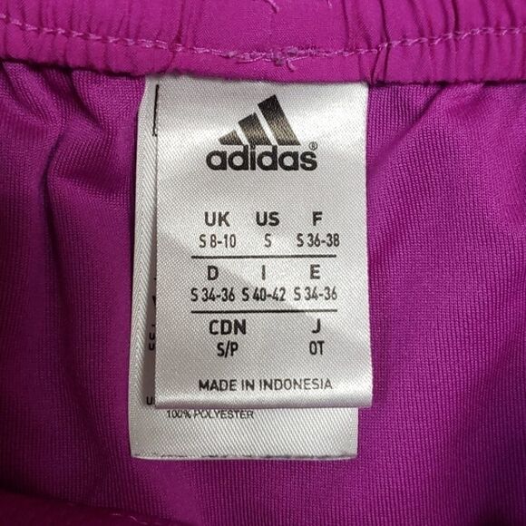 ADIDAS 2-IN-1 BLACK WITH PINK TRIM RUNNING SHORTS SIZE SMALL - Picture 4 of 8
